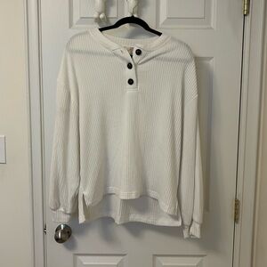 Como Vintage White Long Sleeve Shirt